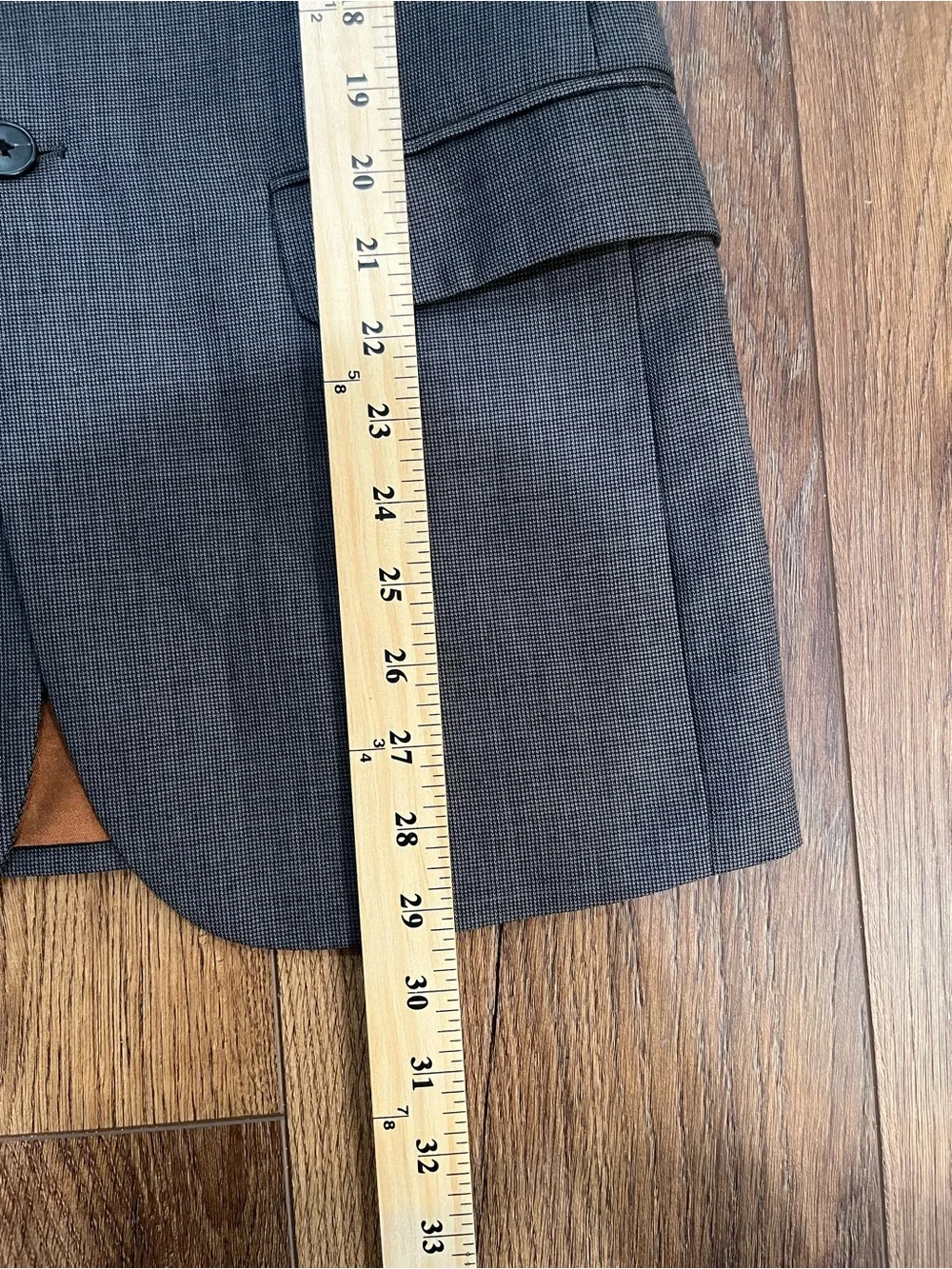 Jos.‎ A. Bank Joseph Mens 36R Gray Slim Fit Wool Suit Jacket Blazer Sport Coat
